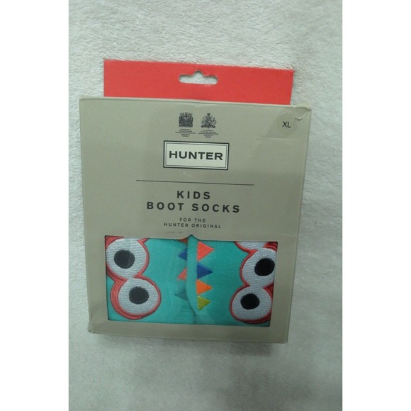 Hunter Fleece Rock Gobby Kid Monster Boot Sock Size XL New - Picture 1 of 7